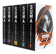 Box Suma Teológica com 5 Volumes - Tomás de Aquino