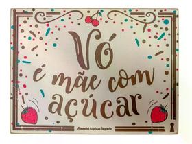Box Vo e mae com Acucar 15x20cm