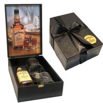 Box Whisky Jack Daniels Honey Mel 375ml + 2 Copos + Dosador - Jack Daniel's
