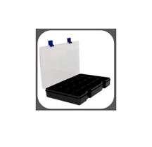 Box30 preto c/tampa trans e trava azul