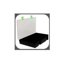 Box30 preto c/tampa trans e trava verde