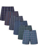 Boxer Shorts JupiterSecret - 6 Unidades, Elástico na Cintura (Cores Sortidas)