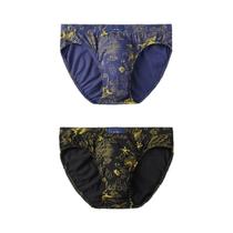 Boxers De Algodão Para Homens Em Tamanho Grande, 2 Peças, Absorventes De Umidade, Roupa Íntima