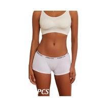 Boxers De Algodão Para Mulheres plus Size, Sem Costura, Em Seda Gelada, Conjunto De 4 Peças Em Cores