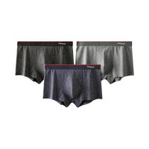 Boxers De Algodão plus Size 5XL Para Homens MiiOW 3 Peças Respirável Antibacteriano Com Estampa