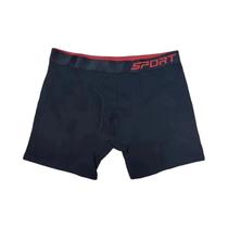 Boxers Esportivos Masculinos - Cinza e Preto - Respiráveis - Tamanhos M, L e XL