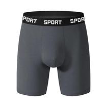 Boxers Esportivos Masculinos De Cintura Média Alta Elasticidade Confortáveis Roupa Íntima Sólida À Boxers Esportivos Masculinos De Cintura Média Alta Elasticidade Confortáveis Roupa Íntima Sólida À