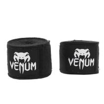 Boxing Hand Wrap Venum 4m, elástico, algodão elástico, preto Boxing Hand Wrap Venum 4m, elástico, algodão elástico, preto