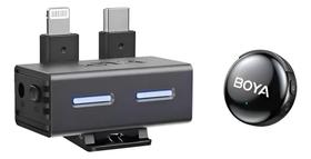 Boyalink Microfone De Lapela Profissional Preto