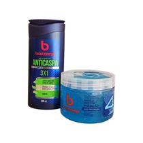 Bozzano Kit Shampoo 3x1 Anticaspa 200ml+ Gel Fixador 300g Mega Forte Bozzano Kit Shampoo 3x1 Anticaspa 200ml+ Gel Fixador 300g Mega Forte