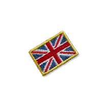BP0001-031 Bandeira Reino Unido Patch Bordado 3,8x2,5cm