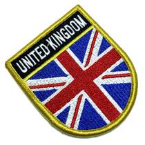 BP0001EV 01 Bandeira Reino Unido Patch Bordada Fecho Contato BP0001EV 01 Bandeira Reino Unido Patch Bordada Fecho Contato