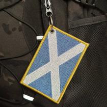 BP0004-021 Bandeira Escócia Patch Bordado 10,2x6,8cm