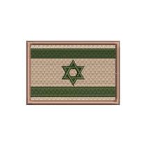BP0009-003 Bandeira Israel Patch Bordado 7,5x5,0cm