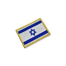 BP0009-011 Bandeira Israel Patch Bordado 5,7x3,8cm