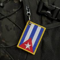 BP0010-001 Bandeira Cuba Patch Bordado 7,5x5,0cm