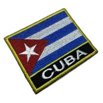 BP0010NT01 Bandeira Cuba Patch Bordado Termo Adesivo - BR44