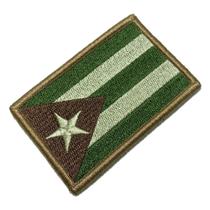 BP0010V03 Bandeira Cuba Patch Bordado Fecho Contato BP0010V03 Bandeira Cuba Patch Bordado Fecho Contato