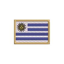 BP0023-001 Bandeira Uruguai Patch Bordado 7,5x5,0cm BP0023-001 Bandeira Uruguai Patch Bordado 7,5x5,0cm