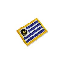BP0023-031 Bandeira Uruguai Patch Bordado 3,8x2,5cm