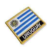 BP0023N-001 Bandeira Uruguai Patch Bordado 7,5x6,3cm - BR44