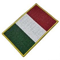 BP0030-21 Bandeira Itália Patch Bordado 10,2x6,8 cm