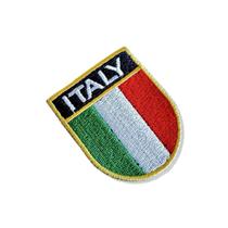 BP0030E-011 Bandeira Itália Patch Bordado 5,7x6,8cm
