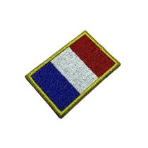 BP0031T11 Bandeira França Patch Bordado Termo Adesivo