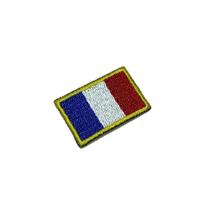 BP0031T31 Bandeira França Patch Bordado Termo Adesivo - BR44