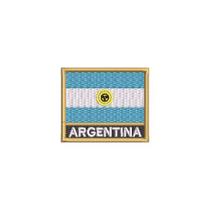 BP0032N-001 Bandeira Argentina Patch Bordado 7,5x6,3cm BP0032N-001 Bandeira Argentina Patch Bordado 7,5x6,3cm