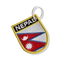 BP0041E-011 Bandeira Nepal Patch Bordado 5,7x6,8cm BP0041E-011 Bandeira Nepal Patch Bordado 5,7x6,8cm
