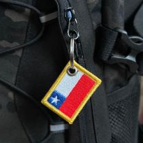 BP0045-031 Bandeira Chile Patch Bordado 3,8x2,5cm