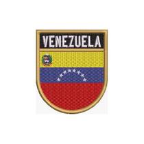 BP0046E-001 Bandeira Venezuela Patch Bordado 6,8x8,0cm BP0046E-001 Bandeira Venezuela Patch Bordado 6,8x8,0cm