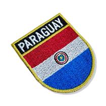 BP0047E-011 Bandeira Paraguai Patch Bordado 5,7x6,8cm BP0047E-011 Bandeira Paraguai Patch Bordado 5,7x6,8cm