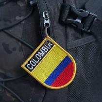 BP0049E-001 Bandeira Colombia Patch Bordado 6,8x8,0cm BP0049E-001 Bandeira Colombia Patch Bordado 6,8x8,0cm