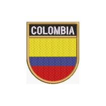 BP0049E-001 Bandeira Colombia Patch Bordado 6,8x8,0cm BP0049E-001 Bandeira Colombia Patch Bordado 6,8x8,0cm