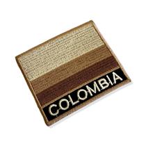 BP0049N-004 Bandeira Colombia Patch Bordado 7,5x6,3cm