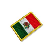 BP0050-011 Bandeira México Patch Bordado 5,7x3,8cm