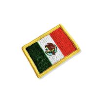 BP0050-011 Bandeira México Patch Bordado 5,7x3,8cm
