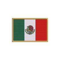 BP0050-021 México Patch Bordado 10,2x6,8cm