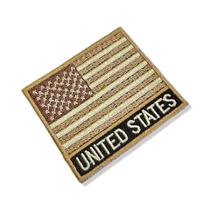 BP0055N-004 Bandeira USA Patch Bordado 7,5x6,3cm