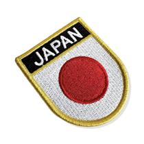 BP0058E-001 Bandeira Japão Patch Bordado 6,8x8,0cm BP0058E-001 Bandeira Japão Patch Bordado 6,8x8,0cm