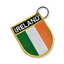 BP0059E-001 Bandeira Irlanda Patch Bordado 6,8x8,0cm