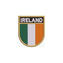 BP0059E-001 Bandeira Irlanda Patch Bordado 6,8x8,0cm