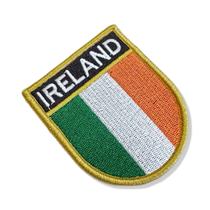 BP0059E-001 Bandeira Irlanda Patch Bordado 6,8x8,0cm