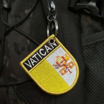 BP0060E-011 Bandeira Vaticano Patch Bordado 5,7x6,8cm BP0060E-011 Bandeira Vaticano Patch Bordado 5,7x6,8cm