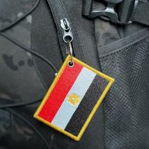 BP0069-001 Bandeira Egito Patch Bordado 7,5x5cm