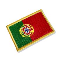 BP0071-001 Bandeira Portugal Patch Bordada 7,5x5cm BP0071-001 Bandeira Portugal Patch Bordada 7,5x5cm