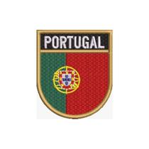 BP0071E-001 Bandeira Portugal Patch Bordado 6,8x8,0cm