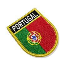 BP0071E-001 Bandeira Portugal Patch Bordado 6,8x8,0cm